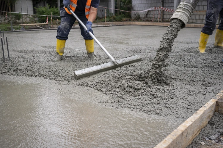 Kaş Saha Beton Uygulama