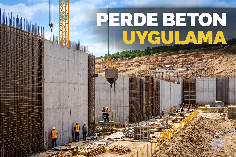 Kaş Perde Beton Uygulama